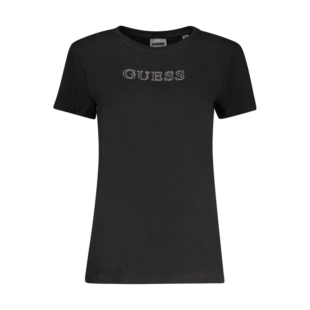 

Черные хлопковые топ и футболка Guess Shoes