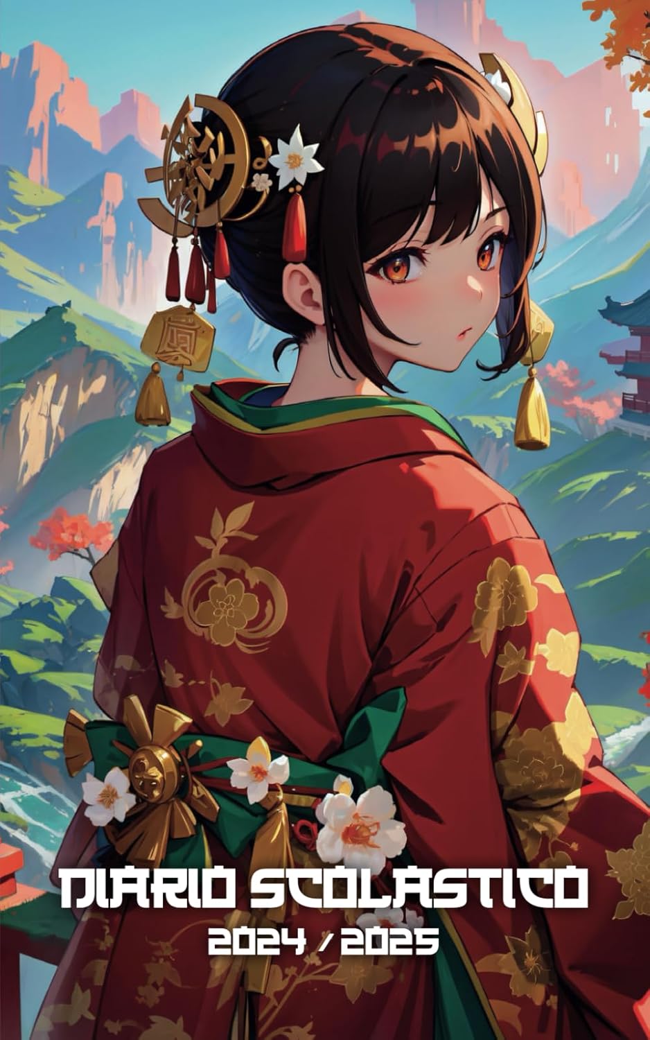 

Diario scolastico 2024 2025: 1 PAGINA AL GIORNO | Da settembre 2024 a Luglio 2025 | Scuola primaria | Scuola secondaria primo secondo grado | Principessa in kimono rosso (Italian Edition) (Independently published)