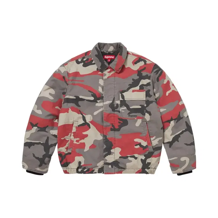 Куртка Supreme Cordura Twill Utility Jacket, красный