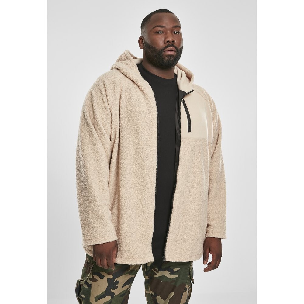 

Парка Urban Classics Hooded Zip Gt, бежевый