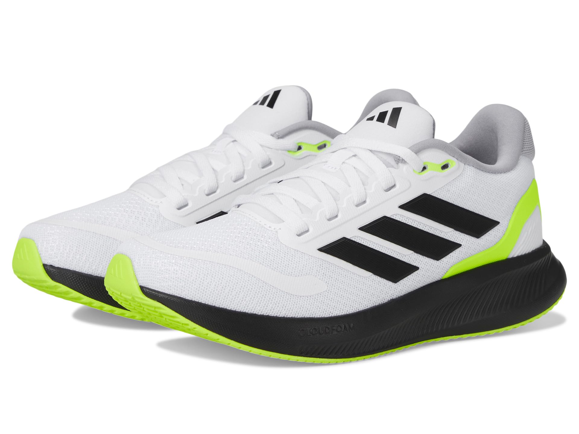 

Кроссовки Adidas Kids Run Falcon 3.0 Sportswear Shoes, White/Black/Lucid Lemon