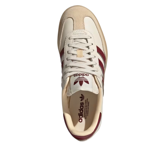 (GS) Adidas Smaba OG 'Wonder White Shadow Red Gum' — фото 4