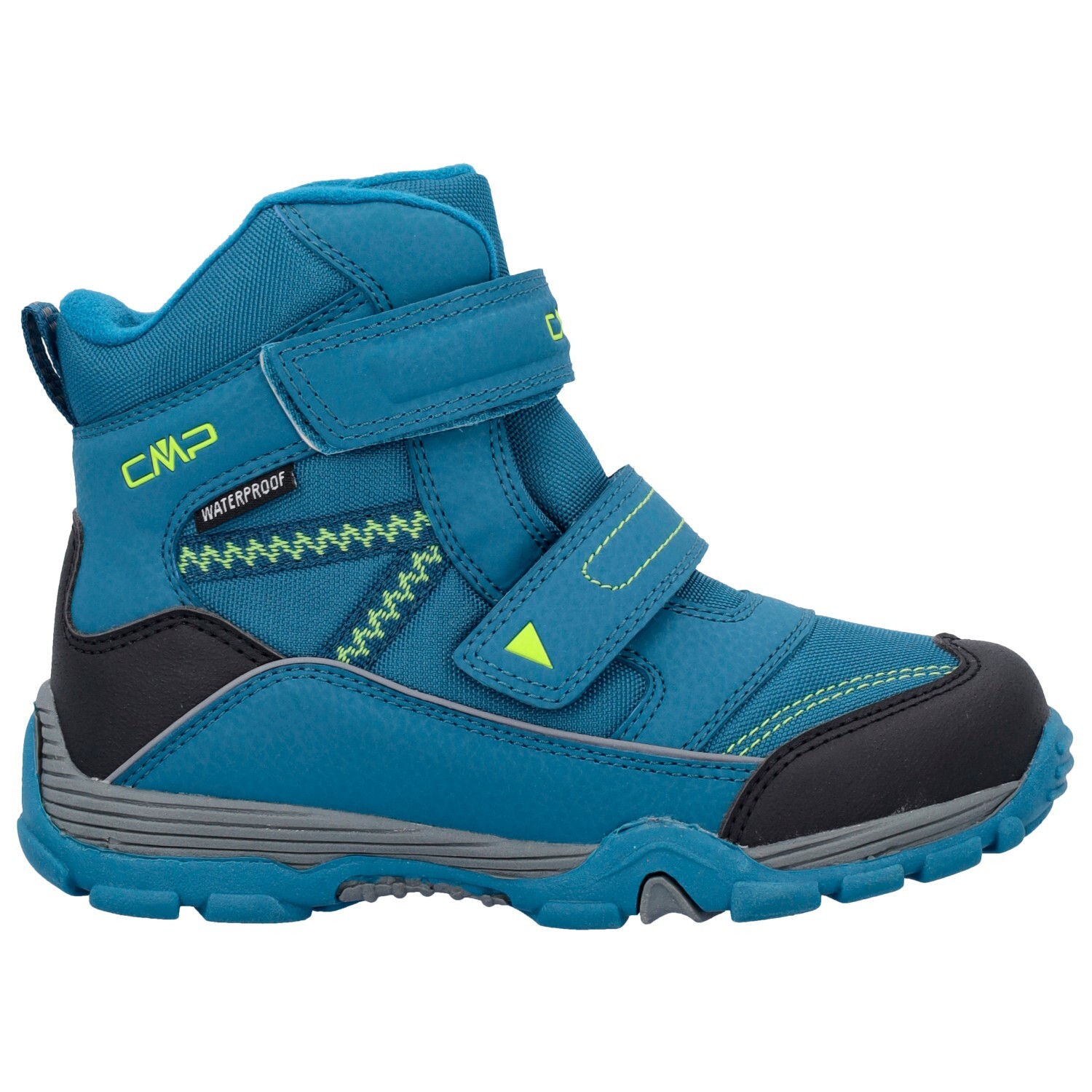 

Зимние ботинки Cmp Kid's Pyry Snow Boot Waterproof, цвет Petrol/Yellow Fluo