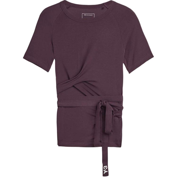 

Y-3 Футболка Y 3 женская фиолетовая, Фиолетовый, Y-3 Футболка Y 3 женская фиолетовая