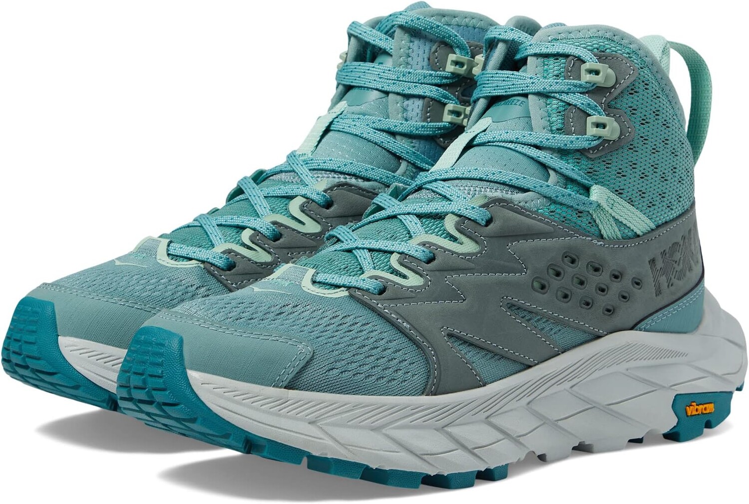 

Походная обувь Anacapa Breeze Mid Hoka, цвет Trellis/Mist Green