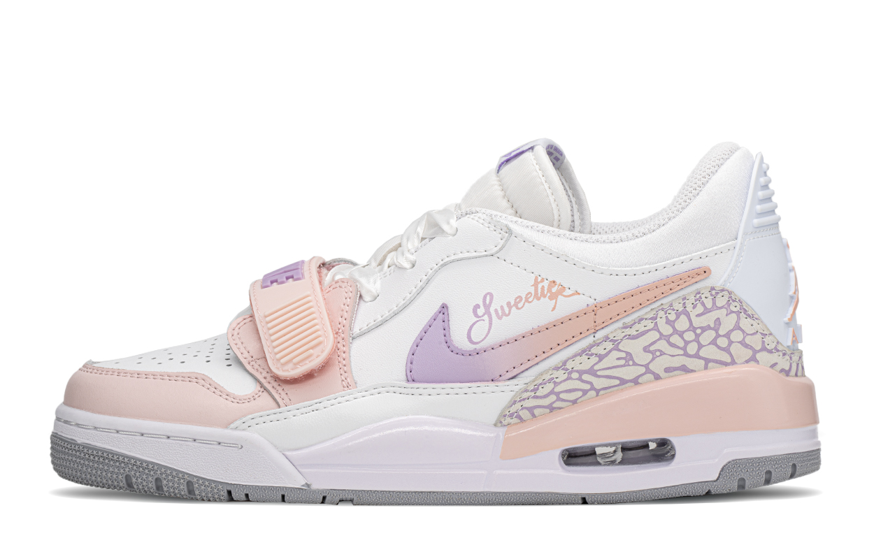 

Кроссовки Jordan Legacy 312 Vintage Basketball Shoes Women's Low-top Purple/Pink, фиолетовый