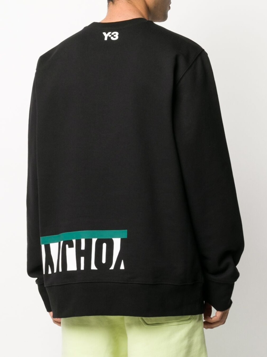 Y-3 толстовка M-cut с графичным принтом, черный — фото 3