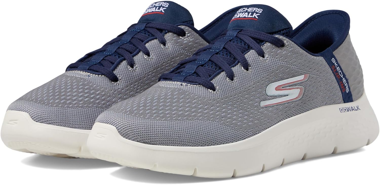 

Мужские кроссовки Skechers Go Walk Flex - Новый мир, синий/серый