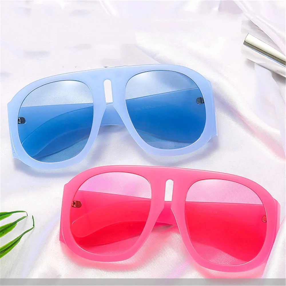 

Солнцезащитные очки UV400 - массивная панк-оправа с градиентными линзами для женщин и мужчин, для бега и занятий спортом на открытом воздухе UYPTK, C15red-black