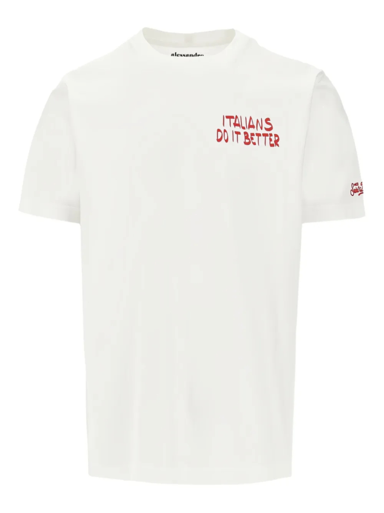

Футболка из хлопка MC2 Saint Barth, белый