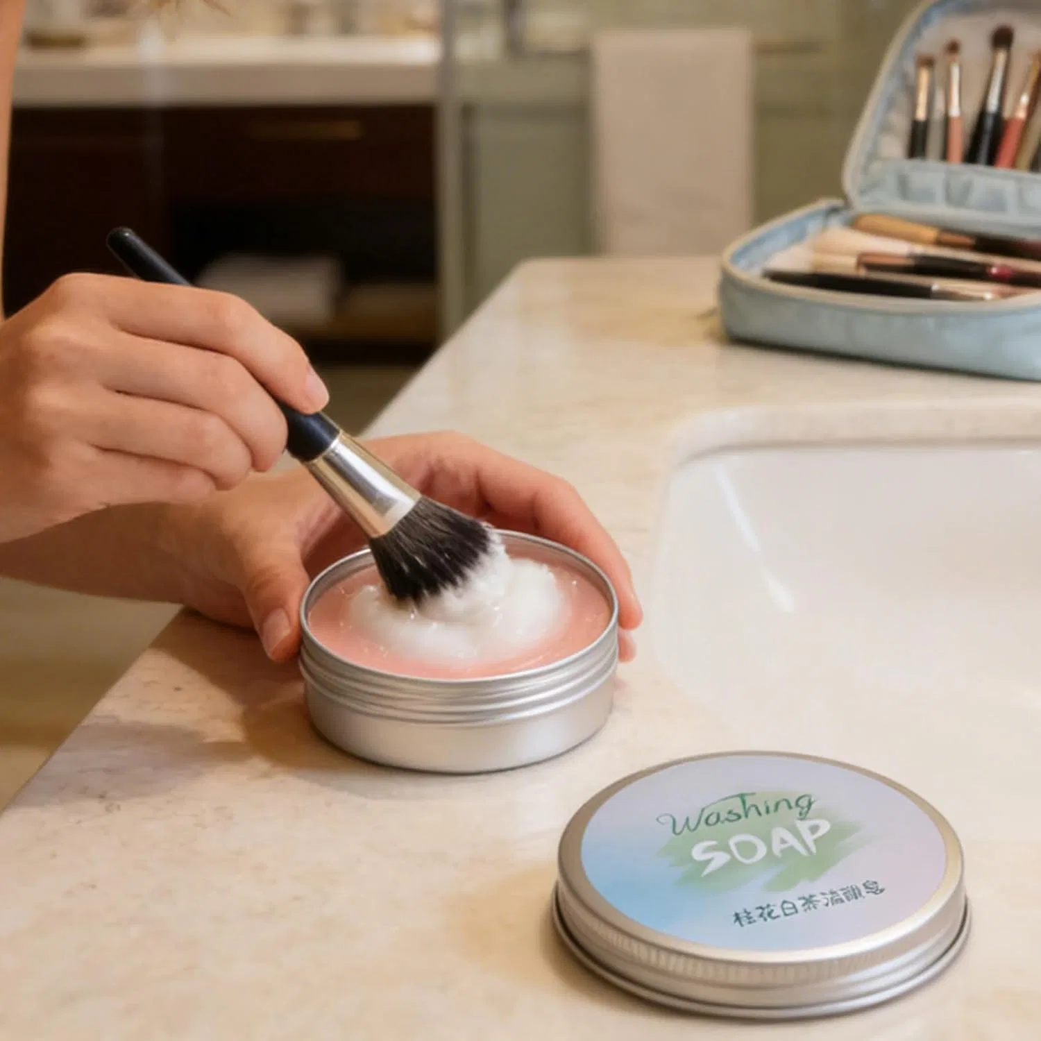 Средство для очистки кистей Heart Shape Brush Cleaner, 1 шт — фото 3