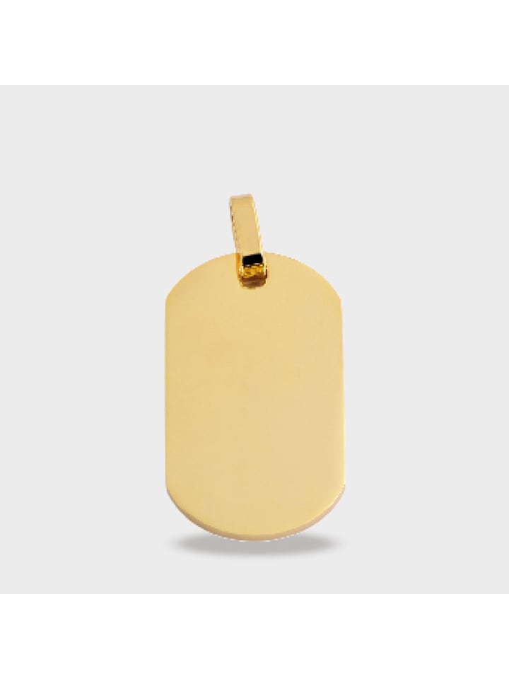 

Adeliás Кулон унисекс - кулон из нержавеющей стали с гравировкой и золотым покрытием