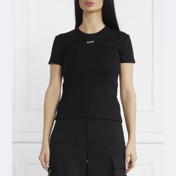 

Облегающая футболка Off White, черный