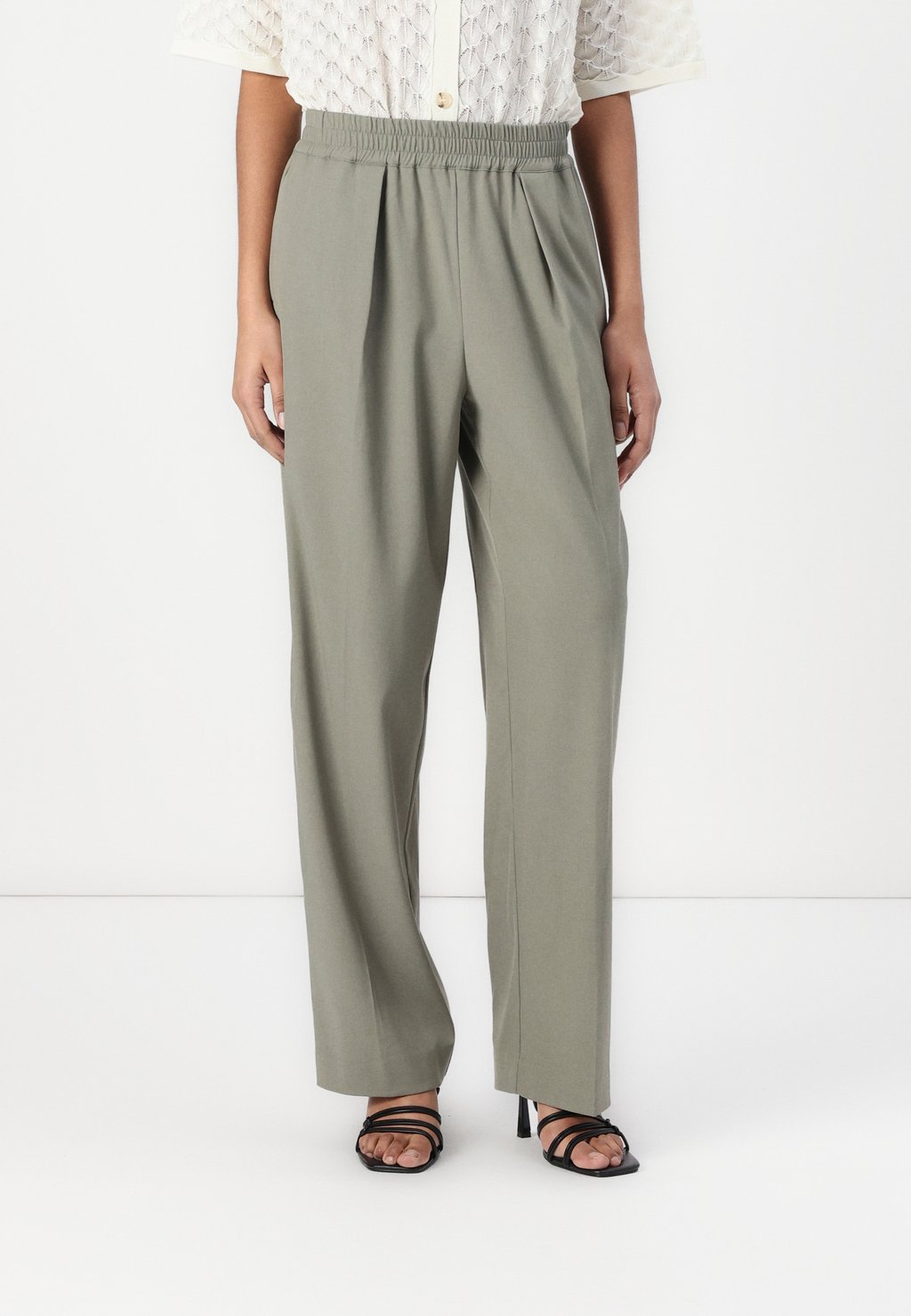 

Брюки JULIA TROUSERS Samsøe Samsøe, хаки