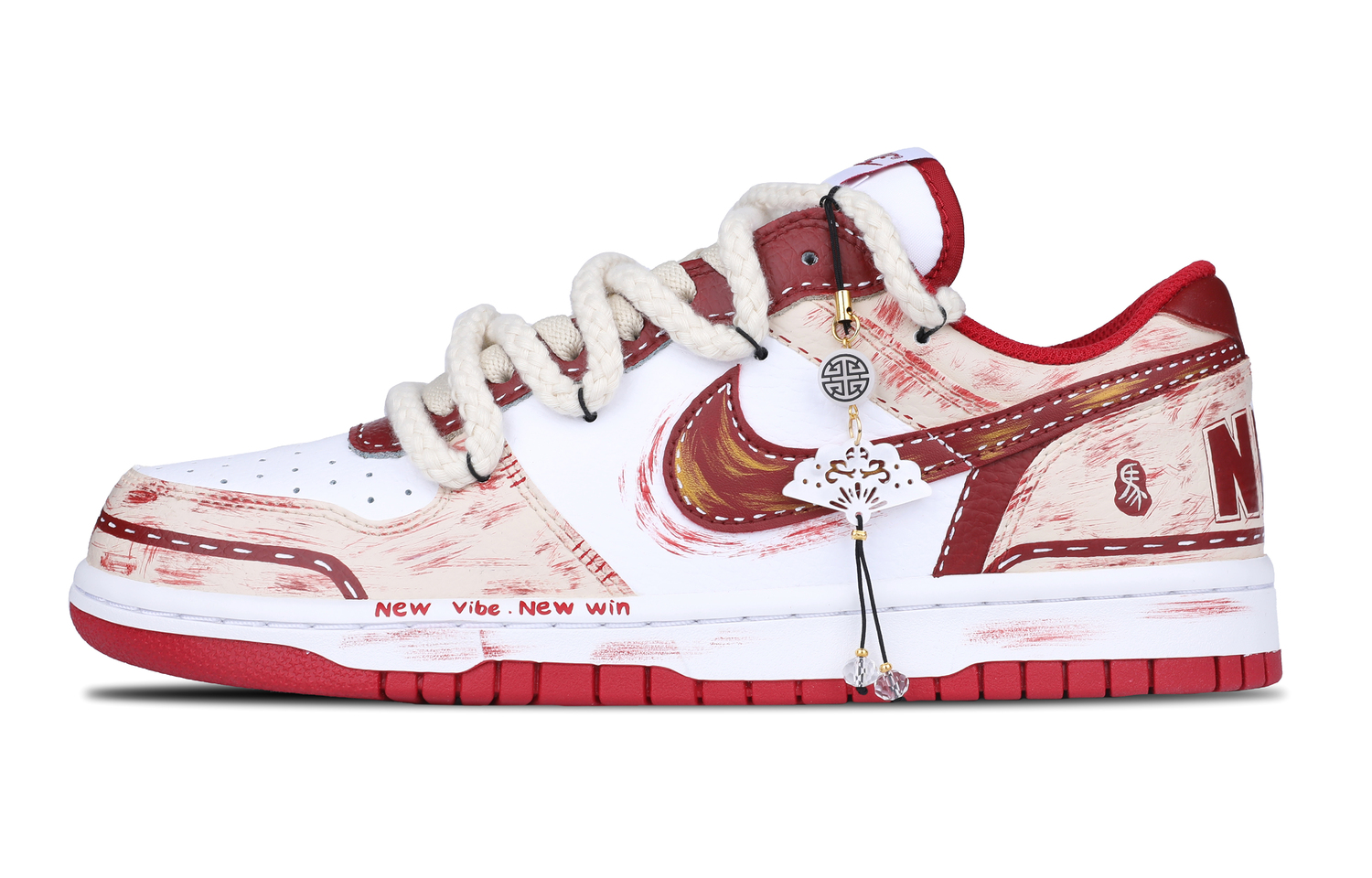 

Легкие противоскользящие скейтборд кроссовки low top Unisex Nike, red