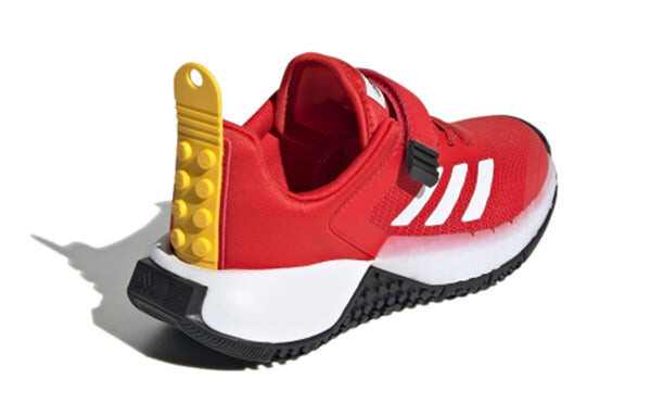 Кроссовки лего х спорт Adidas, красный — фото 4
