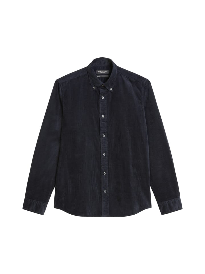 

Marc O'Polo Вельветовая рубашка, стандартный размер, темно-синего цвета