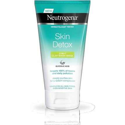 

Skin Detox 2-в-1 глиняное средство для умывания и маска 150 мл, Neutrogena