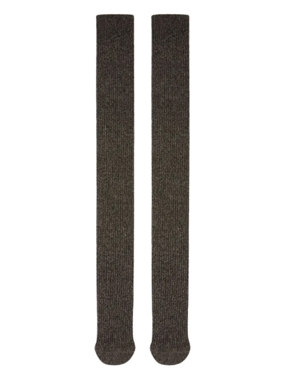 

Носки Parisian в рубчик с эффектом металлик MAX MARA, коричневый