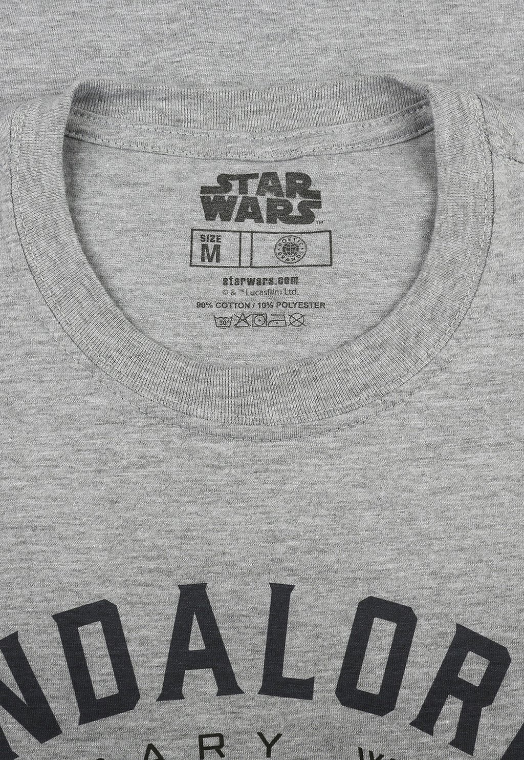 

Футболка с принтом BOUNTY HUNTER Star Wars, серый