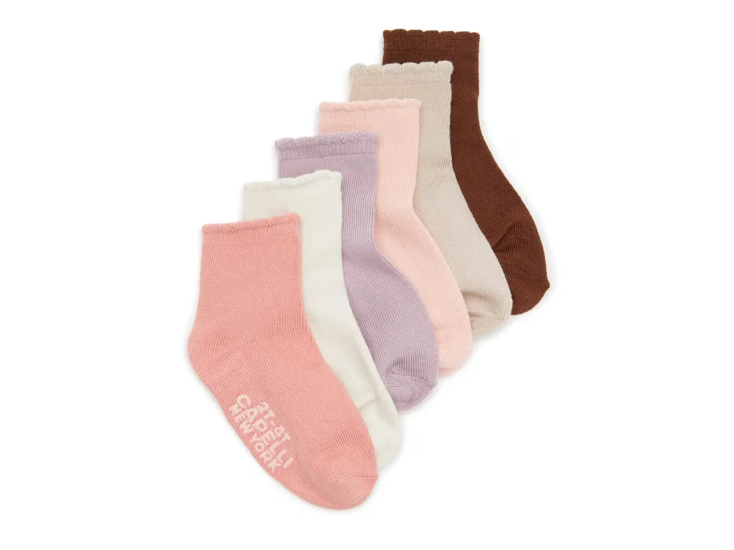 

Детские ажурные носки - набор 6 шт. Capelli New York, Multicolor