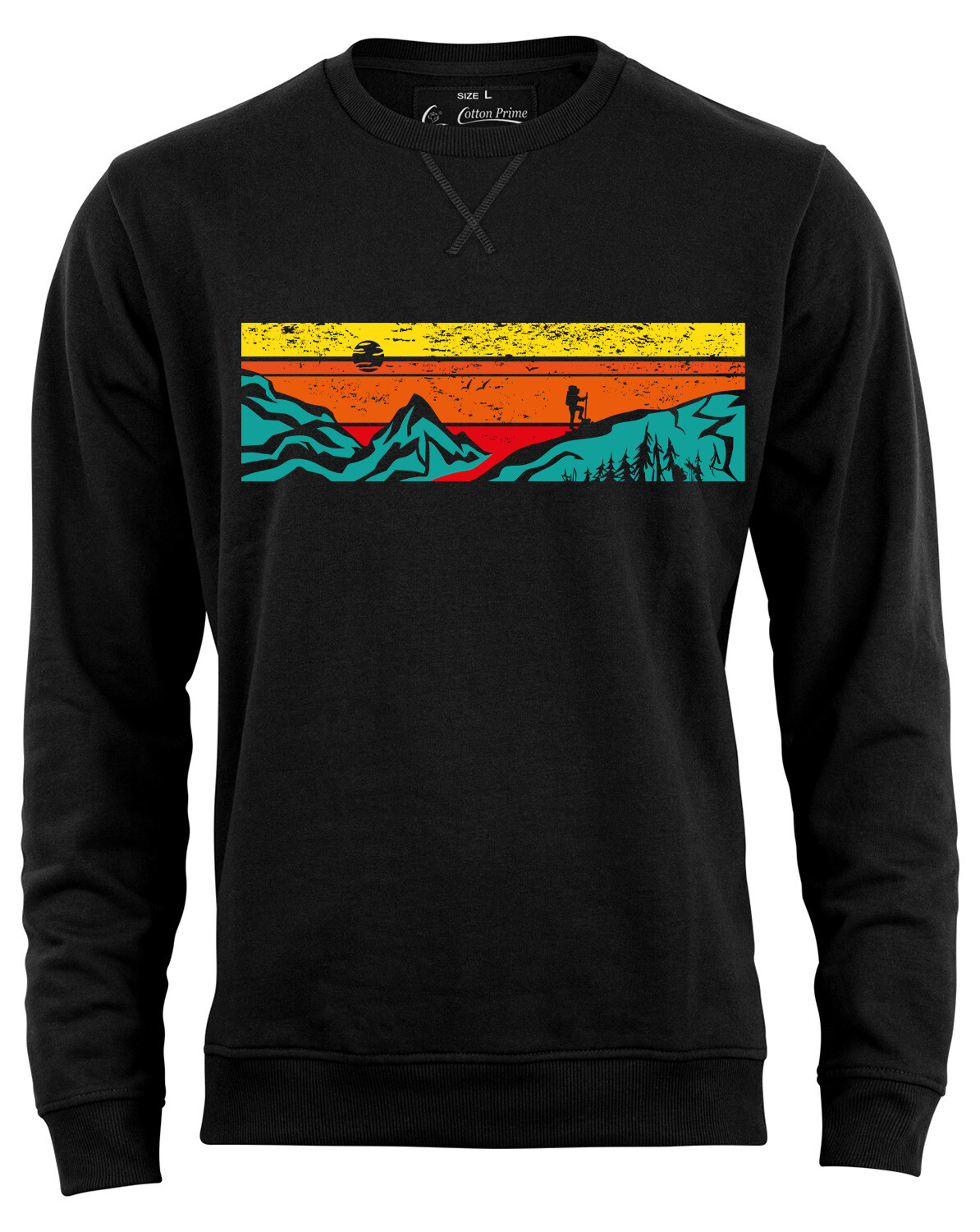 

Толстовка Cotton Prime Berge Let's Hiking, черный
