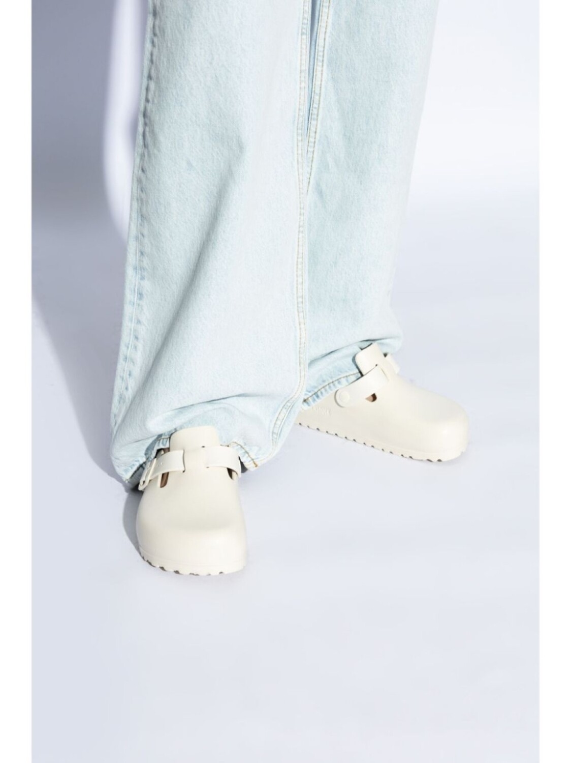 Birkenstock бостонские сабо с круглым носком, белый — фото 2