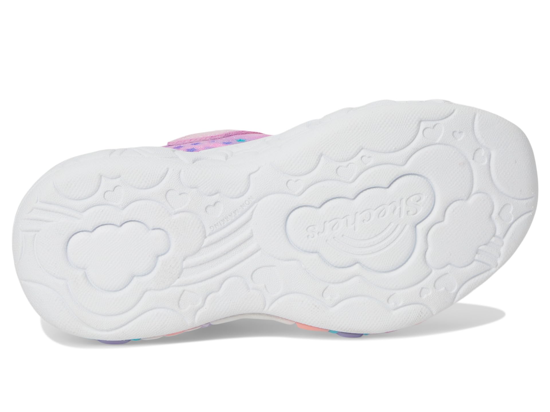 Кроссовки SKECHERS KIDS Eternal Heart Lights 302696L, Light Pink/Multi — фото 3