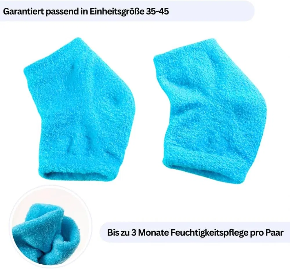 Увлажняющие гелевые носки для пяток Nuwelo's Hydra Heel Socks, 2 пары Ilestdg, 1 Pair — фото 2
