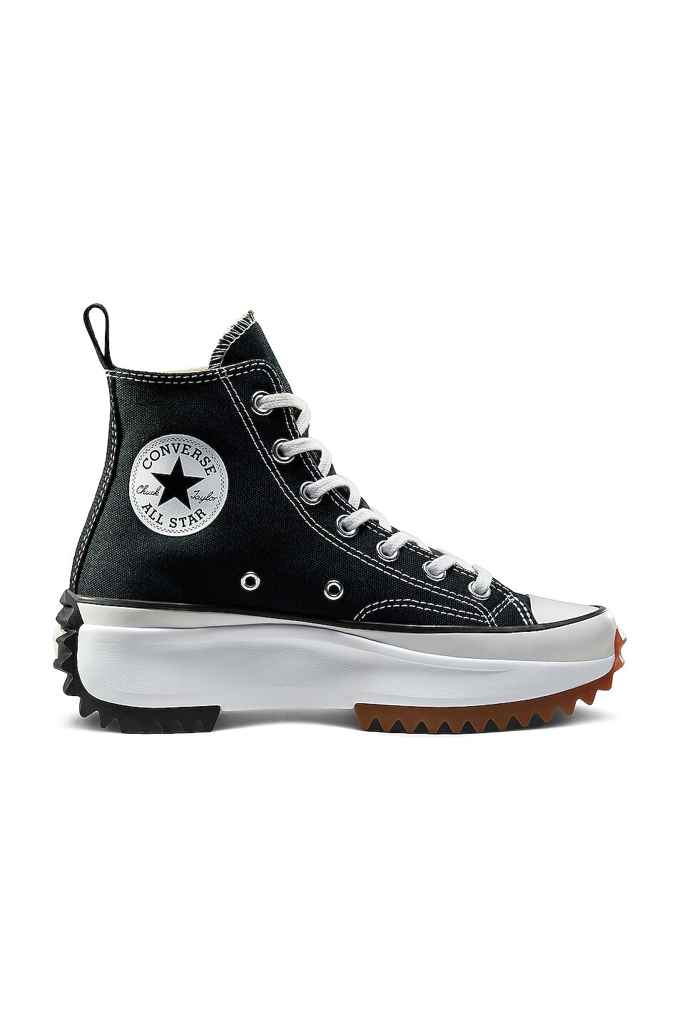 

Кроссовки мужские Run Star Hike Lugged Hi Converse, цвет Black, White, & Gum