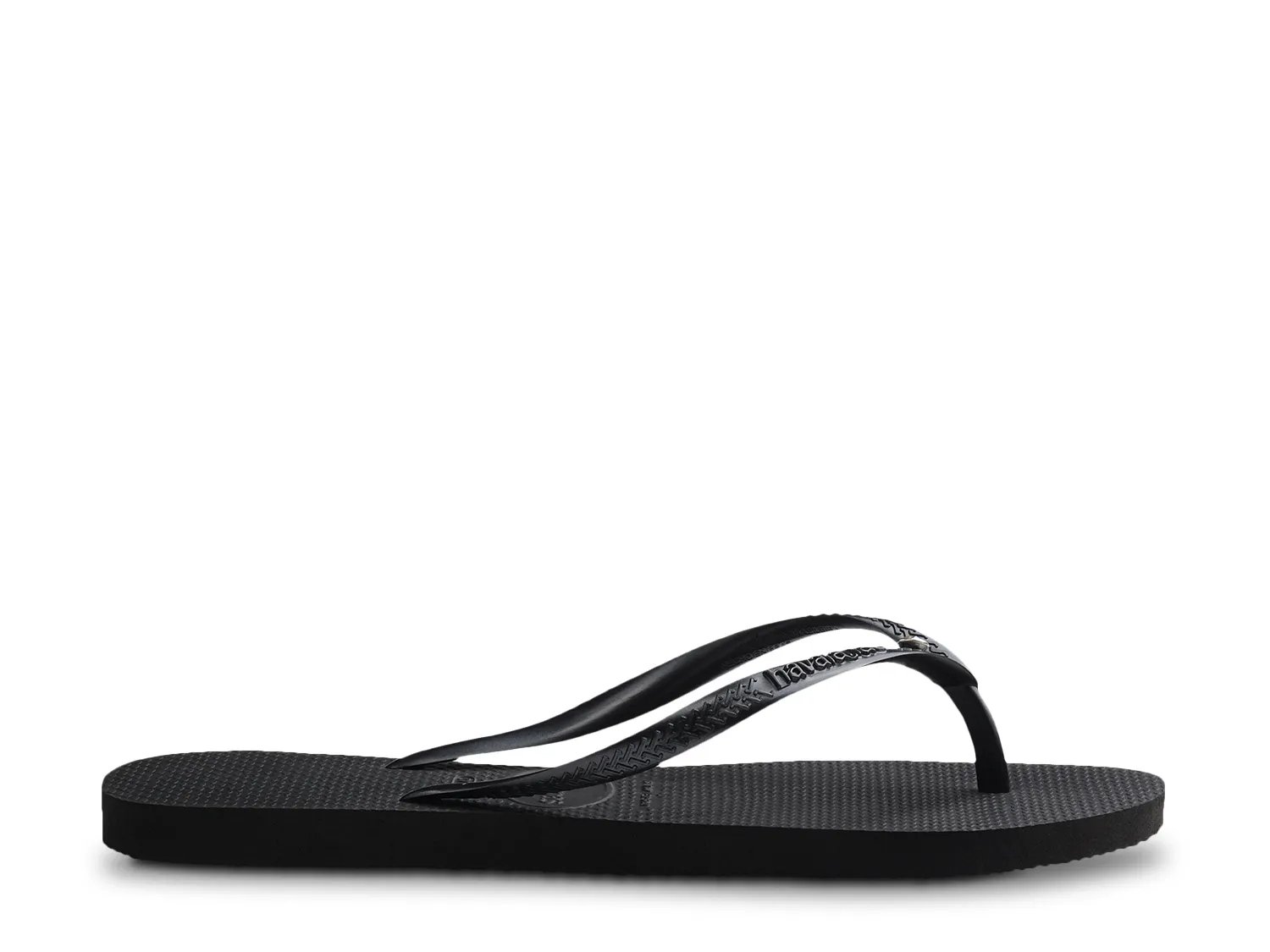 Сандалии Havaianas Slim Crystal SW II Flip Flop - Women's, черный — фото 2