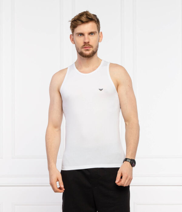 

Майка мужская Emporio Armani хлопковая, белый