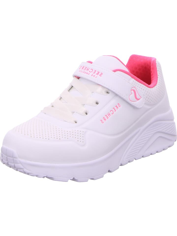 

Высокие кроссовки Skechers, цвет white/pink