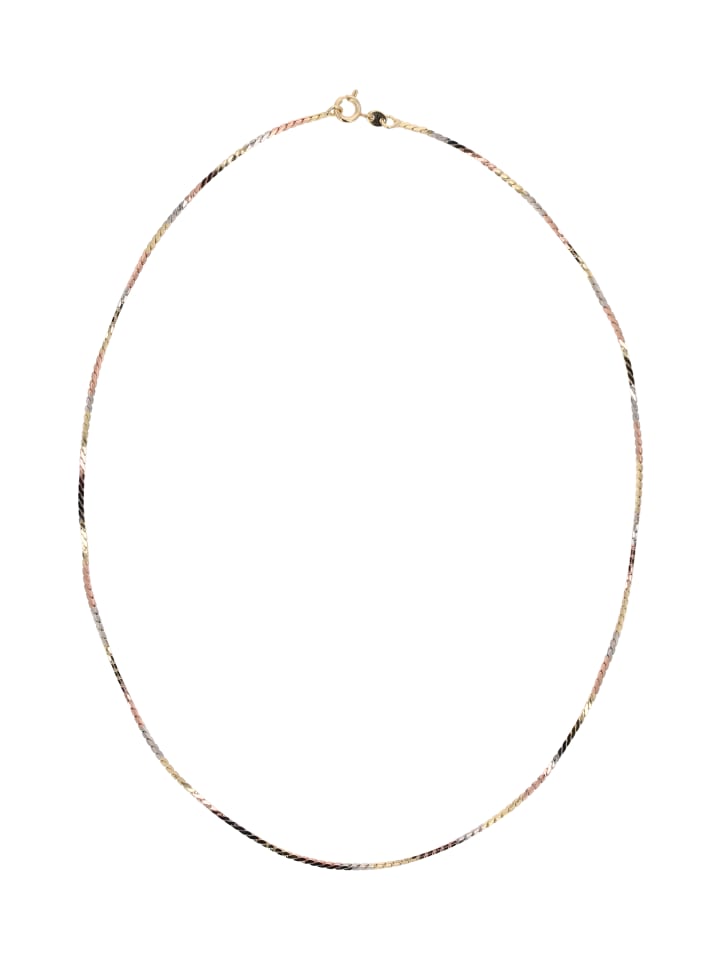 

Faina Женская цепочка-колье из золота, розового серебра