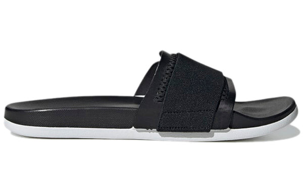 Тапочки stella mccartney x slide 'core black' Adidas, черный — фото 3
