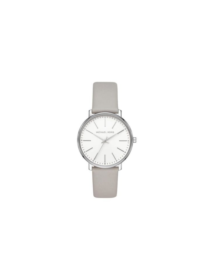 

Michael Kors Женские часы серого цвета, кожаный ремешок, модель: MK2470 Jaryn Lady