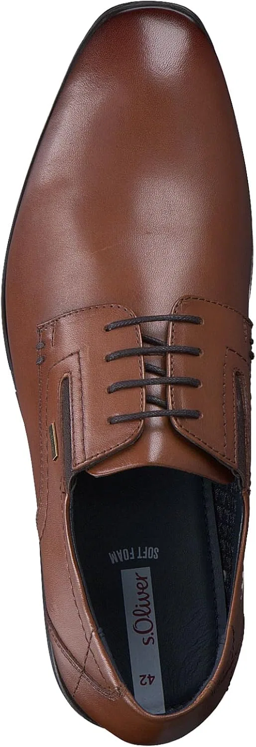 Туфли s.Oliver Herren Schnürschuhe aus Leder Elegant — фото 3