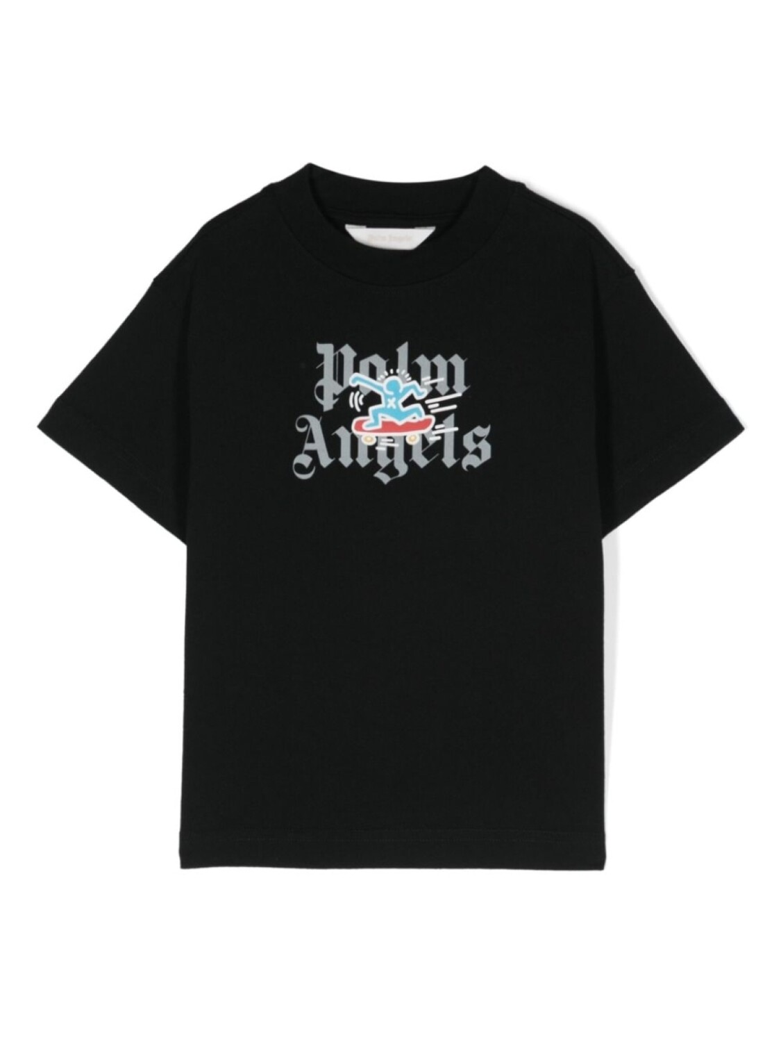 

Palm Angels Kids футболка с принтом из коллаборации с Keith Haring, черный