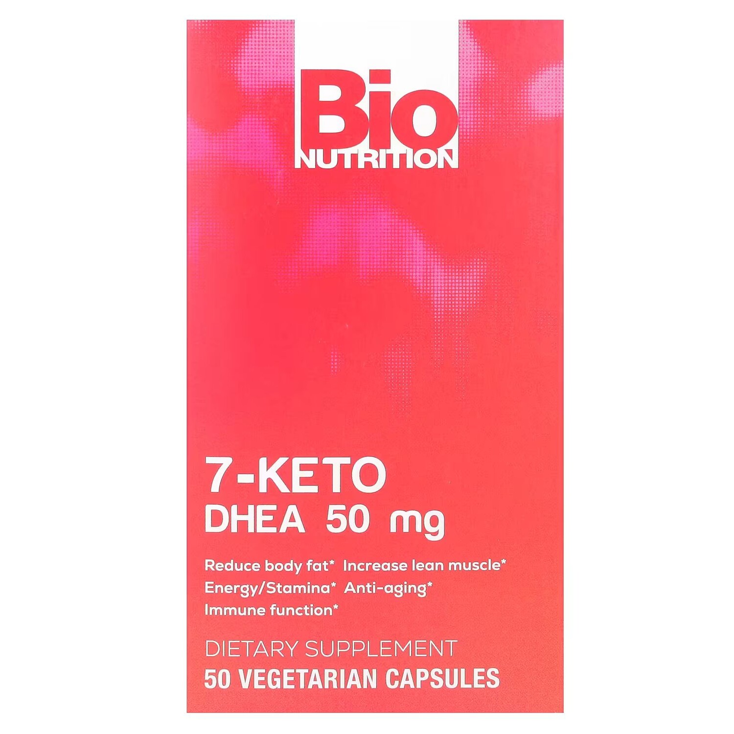 

7-кето, ДГЭА, 50 мг, 50 вегетарианских капсул Bio Nutrition