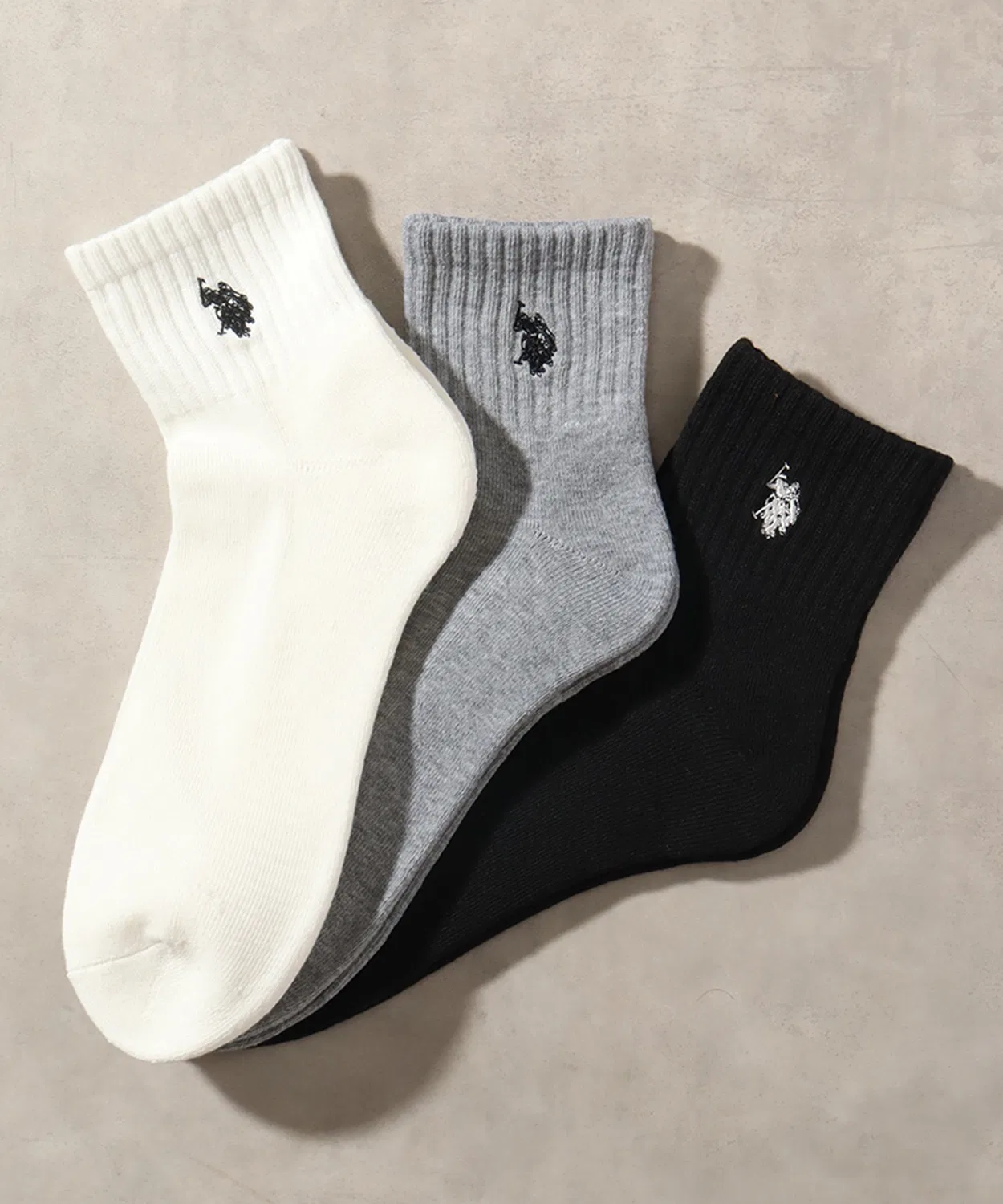 Носки U.S. POLO ASSN. квартеры 3 пары