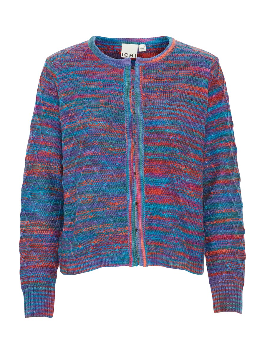 

Вязаный кардиган ICHI Knit Cardigan, синий