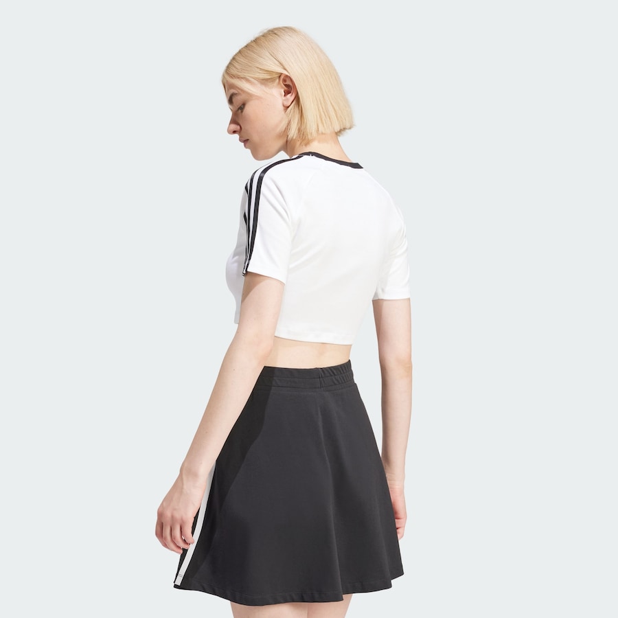 Рубашка ADIDAS ORIGINALS 3-Stripes Baby, белый — фото 4