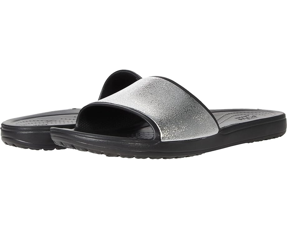 

Сандалии Crocs Sloane Shine Low Slide, черный
