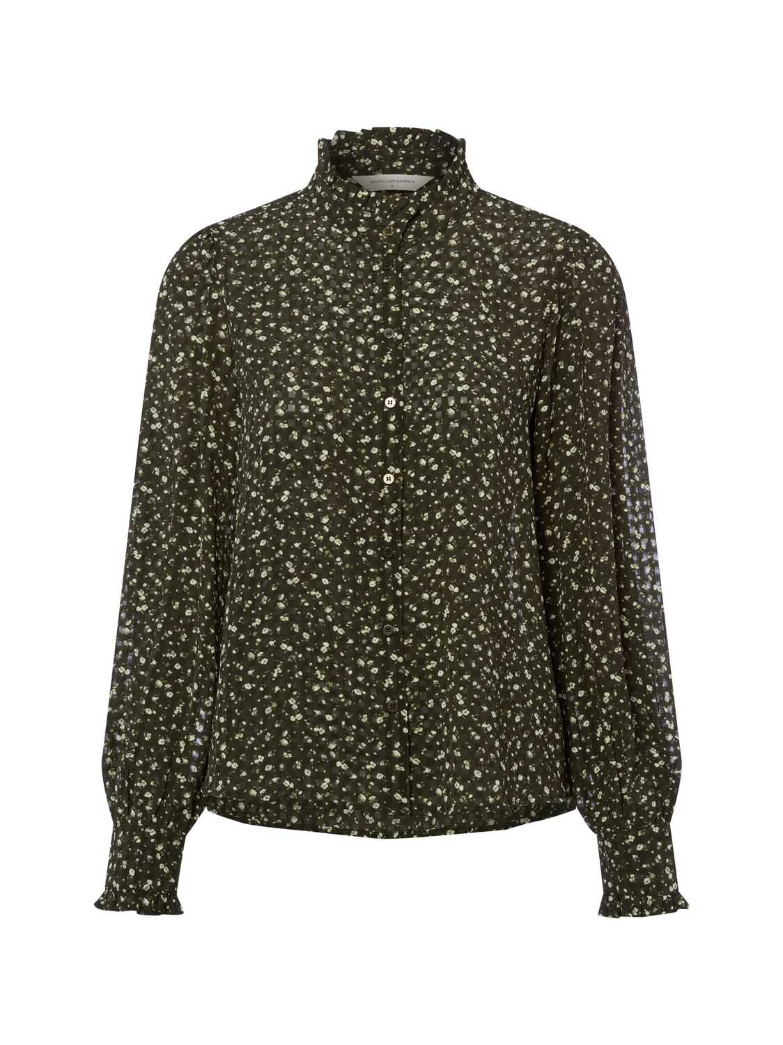 

MSCH COPENHAGEN Рубашка 'Kaylen Oceanna' в цвете Khaki