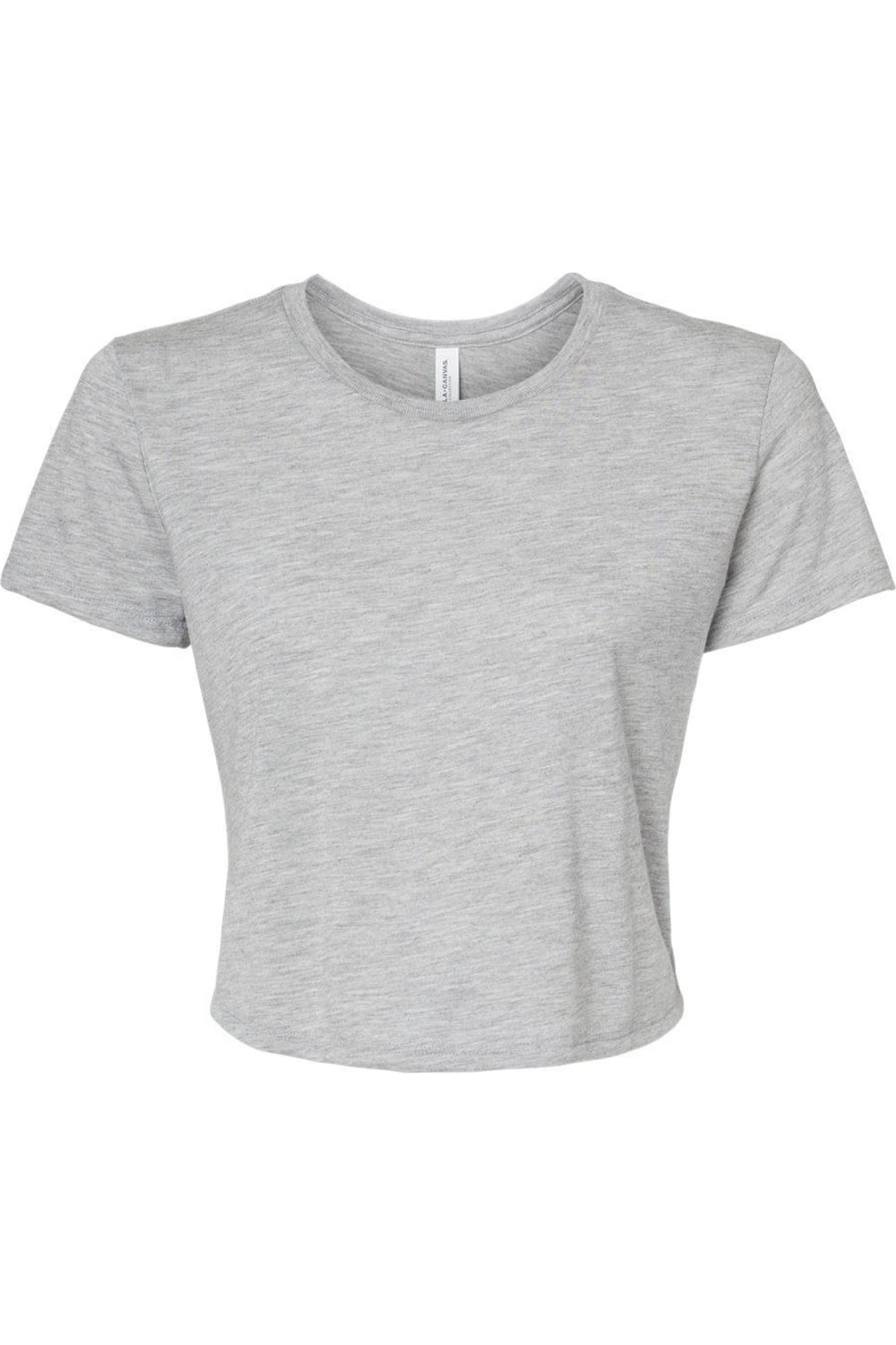 

Женская струящаяся укороченная футболка BELLA + CANVAS, цвет athletic heather