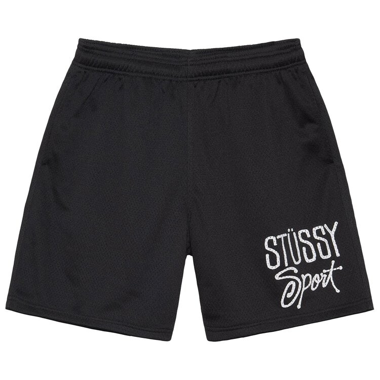 

Шорты Stussy Mesh Short Sport, черный