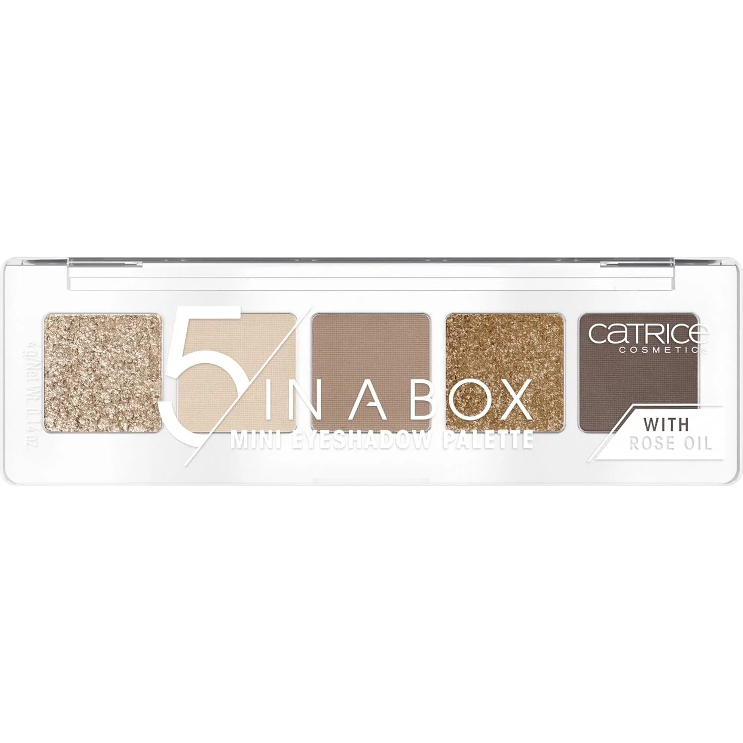 Мини-палетка теней для век Catrice 5 In A Box, № 010 Golden Nude Look Catrice, 010 Golden Nude Look — фото 2