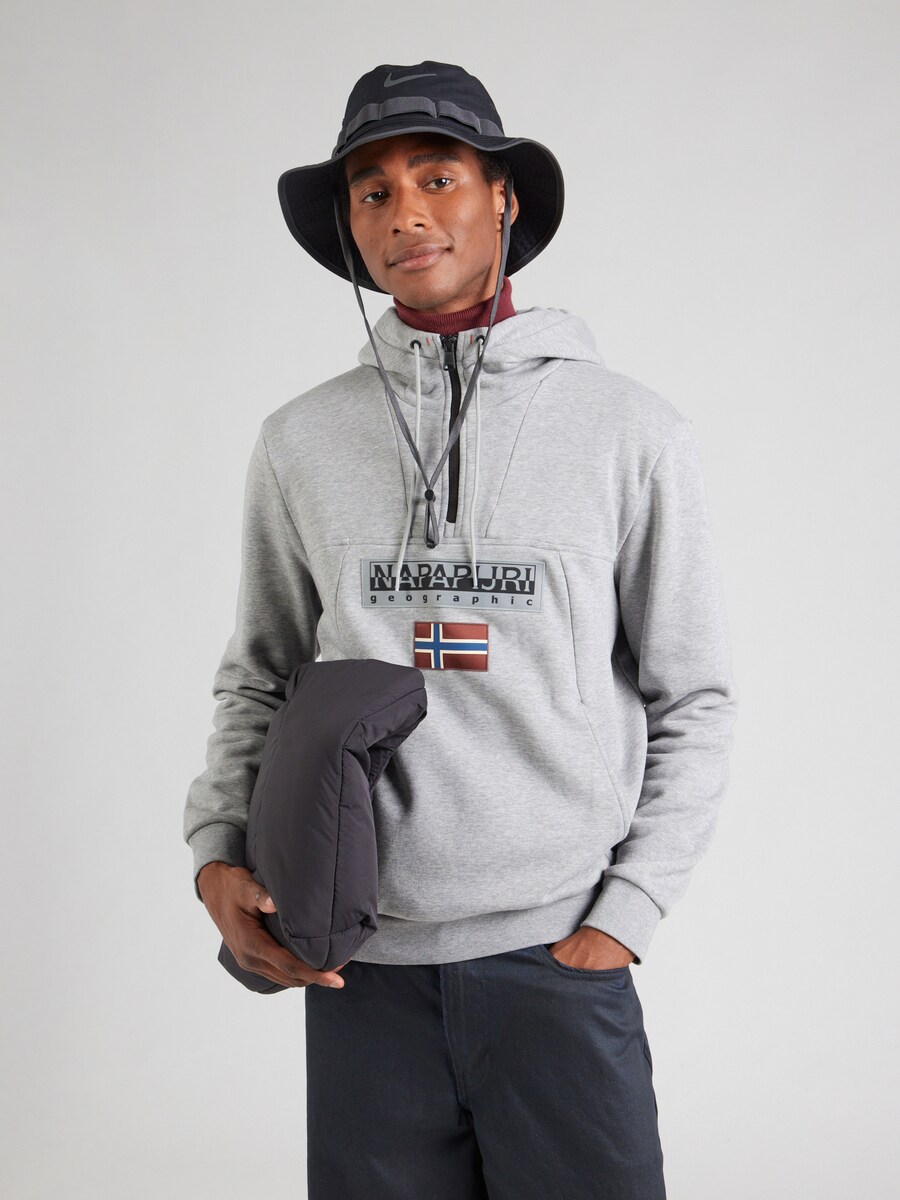 

Толстовка NAPAPIJRI BURGEE HZH 2.0, mottled grey