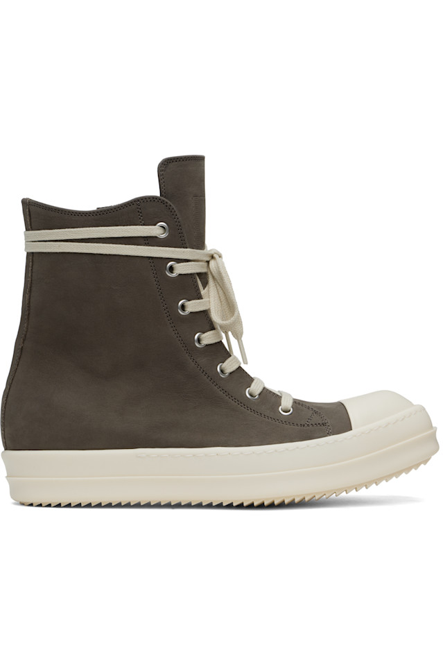 

Голливудские нубуковые кроссовки Rick Owens, мультиколор