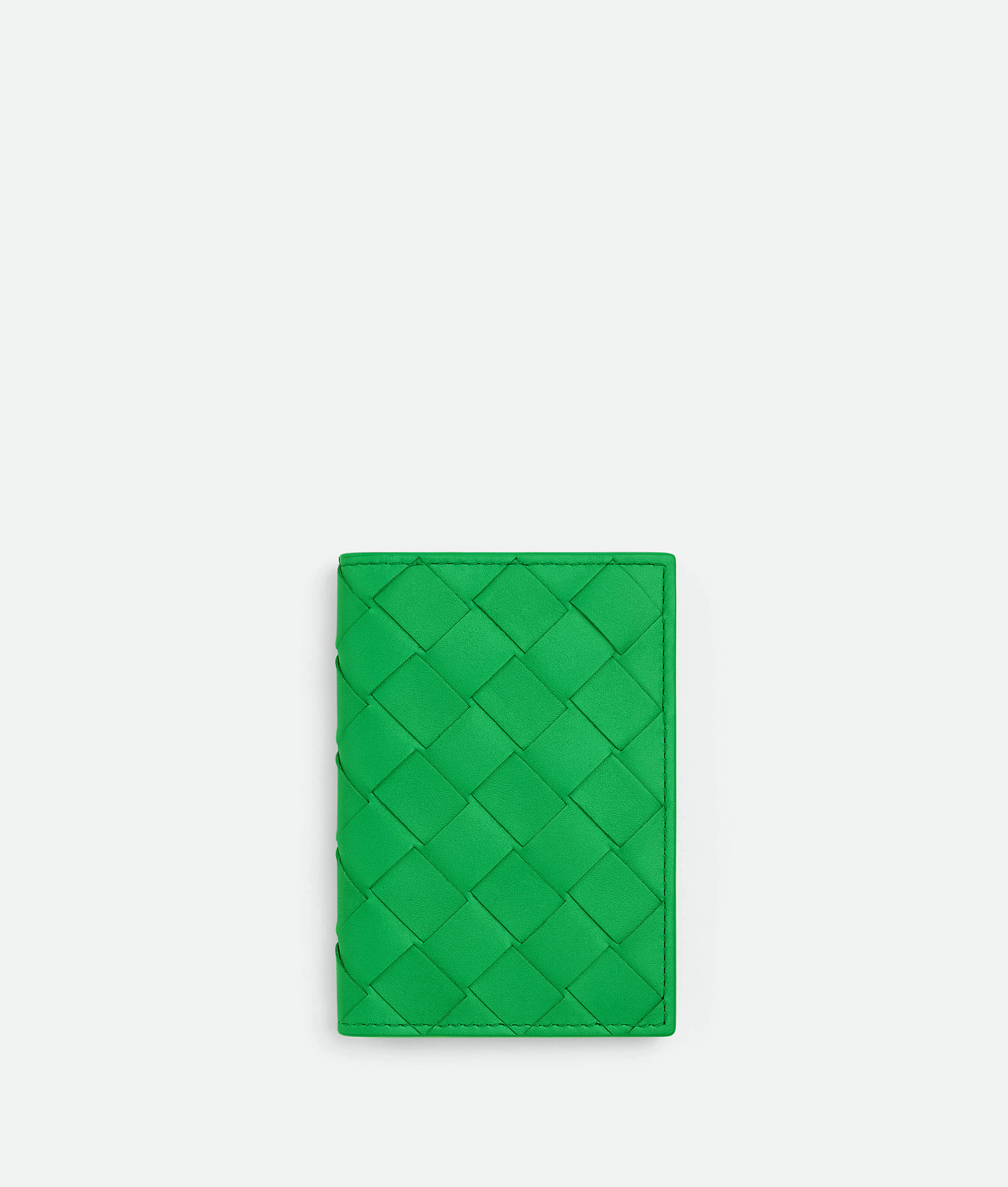 

Чехол для карточек с клапаном Intrecciato Bottega Veneta, зеленый